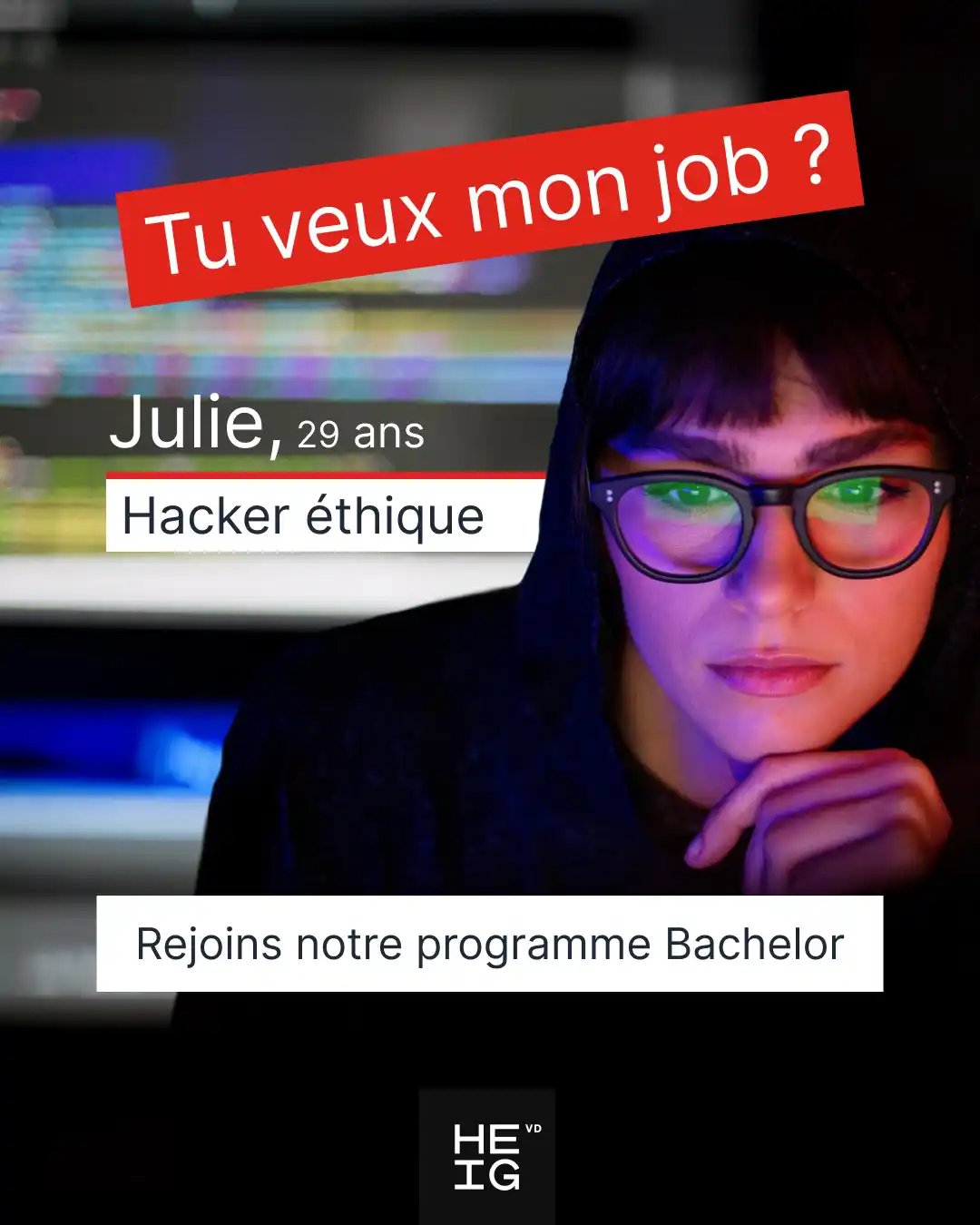 Tu veux mon job ? Filière Ingénierie Hacker Éthique
